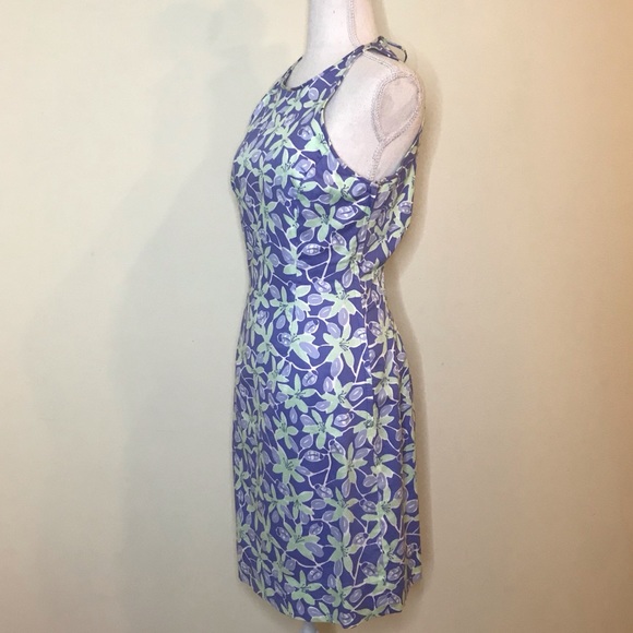 VTG 90s Lilly Pulitzer Open Back Dress Halter Sz 6 - Picture 3 of 7